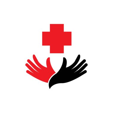 Basit sağlık simgesi vektör logosu