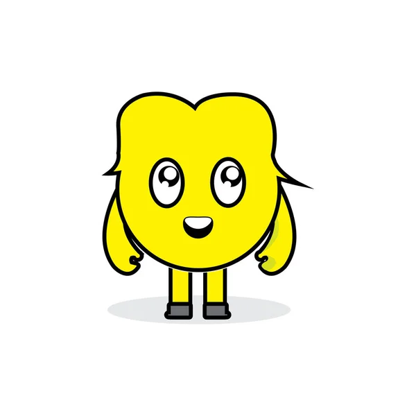 Sentimento Emoji Logotipo Dos Desenhos Animados Símbolo Vetor —  Vetores de Stock