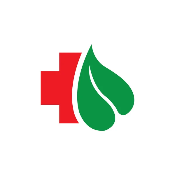 Simple Health Icon Vector Logo — Stock Vector