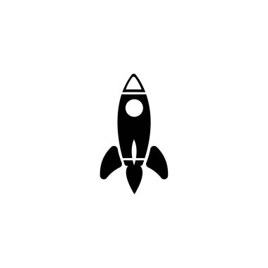 uzay roketi vektör logosu