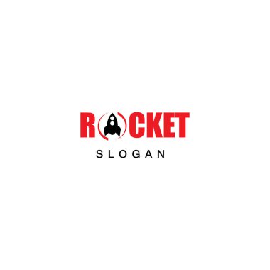 uzay roketi vektör logosu