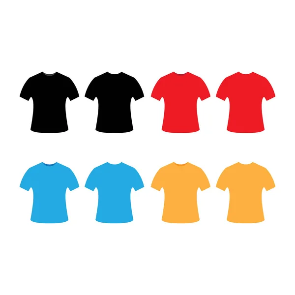 Eenvoudig Effen Shirt Icoon Vector Logo — Stockvector
