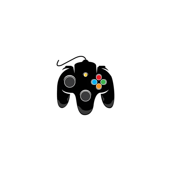 Simple Cool Free Game Stick Icon Vector Logo — Stock vektor