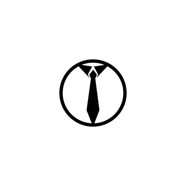 Negro Mafia Hombres Esmoquin Símbolo Vector Logo — Archivo Imágenes Vectoriales