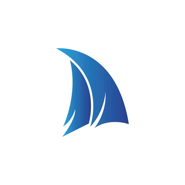 Asijské Tradiční Plachetnice Symbol Design Logo — Stockový vektor
