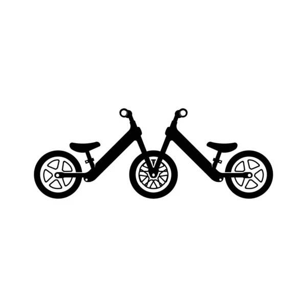 Bicicleta Logo Icon Vector Veículo Para Esportes Corrida Casual Downhill — Vetor de Stock