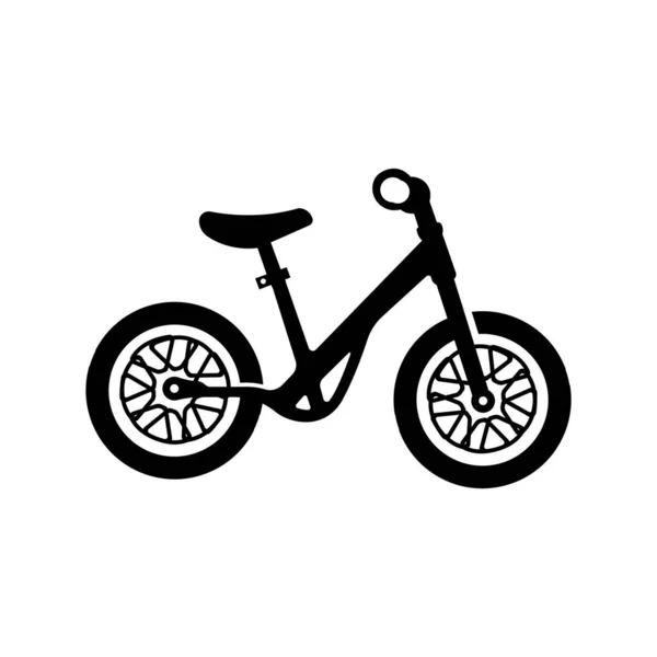 自転車のロゴアイコンベクトル スポーツのための車両 レース カジュアル 下り坂 レトロテンプレート — ストックベクタ