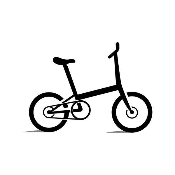 自転車のロゴアイコンベクトル スポーツのための車両 レース カジュアル 下り坂 レトロテンプレート — ストックベクタ