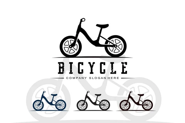 Bike Logo Icon Vector Fahrzeug Für Sport Rennen Freizeit Abfahrt — Stockvektor