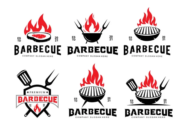 Barbekü Logosu Tasarımı, Biftek çizimi, Izgara Simgesi