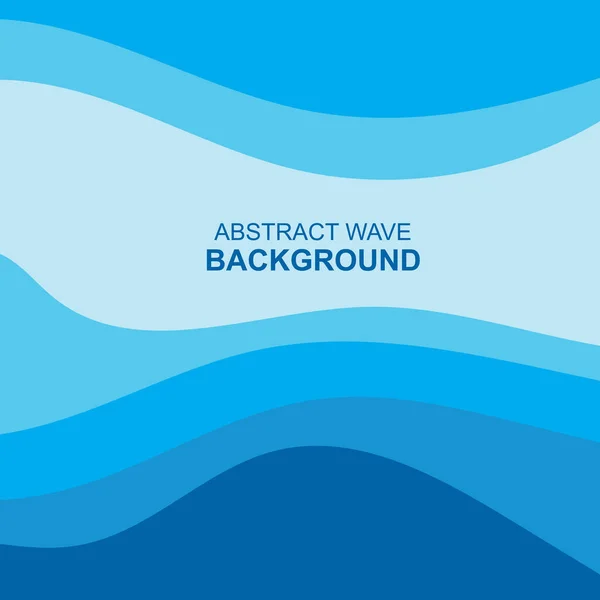 Ocean Waves Background Logo Design Vector Art Icons Pastel Colors — Stockvektor