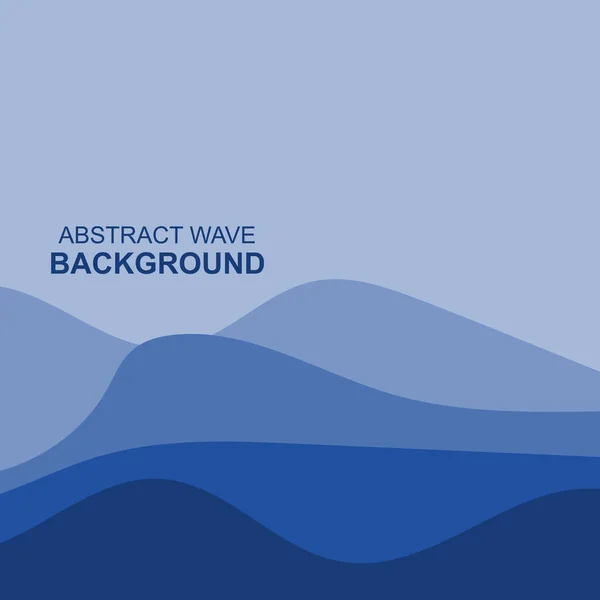 Ocean Waves Background Logo Design Vector Art Icons Pastel Colors — Stockvektor