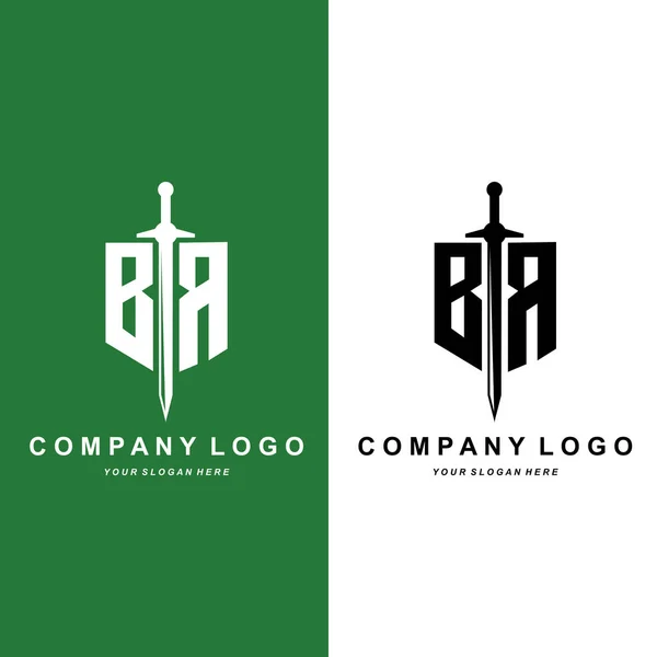 Logotipo Letra Ilustração Alfabética Design Inicial Marca Empresa Camisetas Serigrafia — Vetor de Stock