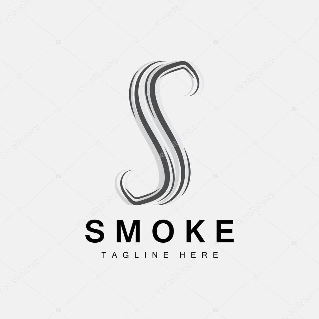 Steam Steam Logo Vector Hot Evaporating Aroma. Smell Line Illustration, Cooking Steam Icon, Steam Train, Baking, Smoking