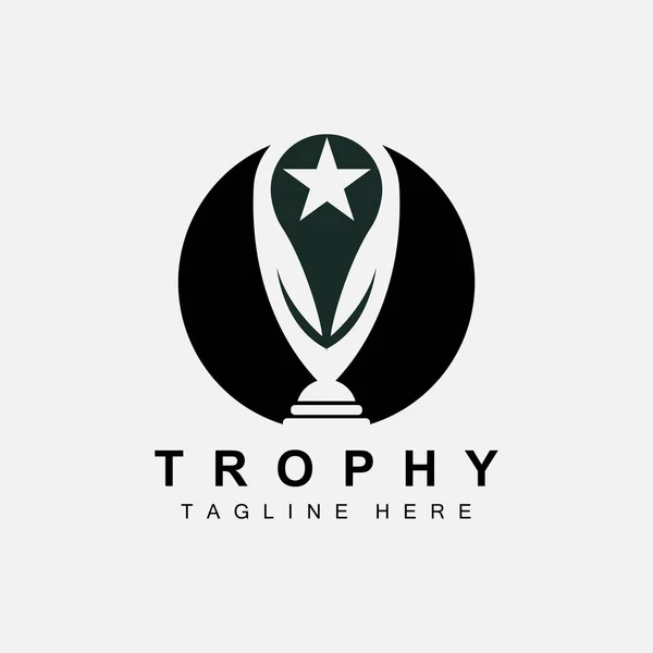 Trophy Logo Design Award Winner Championship Trophy Vector Success Brand  Stock Vector by ©AR Graphic53 619163370
