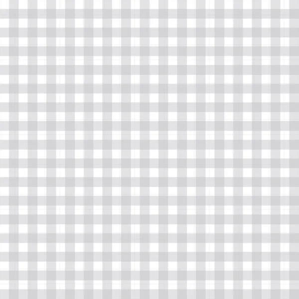 Tartan Seamless Pattern Plaid Vector Pastel Gray White Printing Wallpaper — Stock Vector