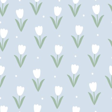 Lale desensiz çiçek arkaplanı baskı, duvar kağıdı, kumaş, moda tekstili için kullanılır