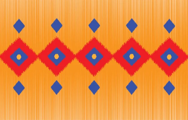 Patrón Ikat Geométrico Tradicional Étnico Diseño Fondo Alfombra Papel Pintado Vector De Stock