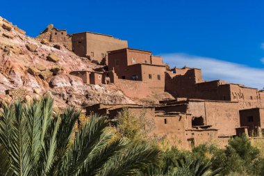 Kasbah AIT Benhaddou Fas Atlas dağlarında