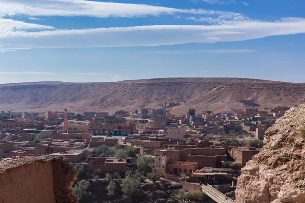 Οχυρωμένα Σπίτια Χωριό Και Πηλό Ait Benhaddou Μαρόκο — Φωτογραφία Αρχείου