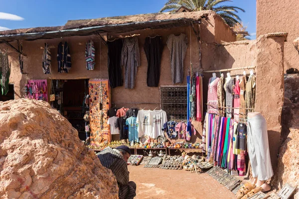 Handicraft Venta Ait Benhaddou Ouarzazate Marruecos — Foto de Stock
