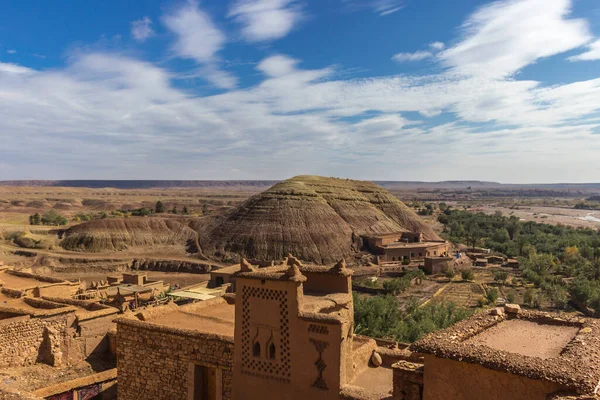 Kasbah Ait Μπεν Χαντού Στην Οροσειρά Του Άτλαντα Του Μαρόκου — Φωτογραφία Αρχείου