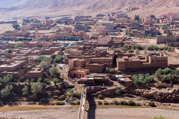 Aldeia Fortificada Casas Barro Ait Benhaddou Marrocos — Fotografia de Stock