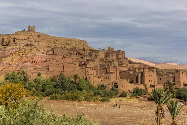 Kasbah Ait Benhaddou Atlas Bjergene Marokko - Stock-foto