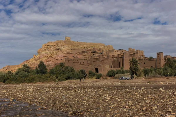 Kasbah Ait Benhaddou Atlasbergen Marocko — Stockfoto