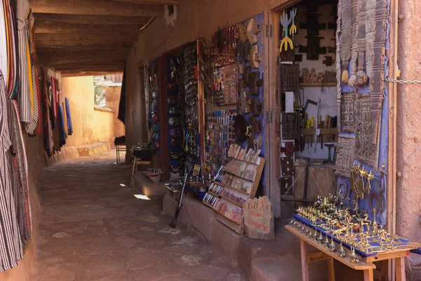 Handicraft Venta Ait Benhaddou Ouarzazate Marruecos — Foto de Stock