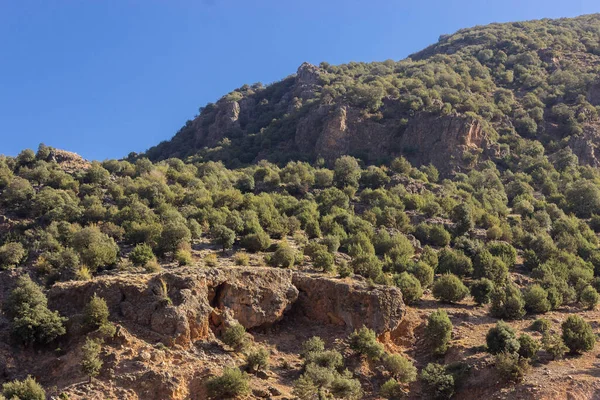 Vista Baixa Atlas Mountains Sunny Day Morocco — Fotografia de Stock