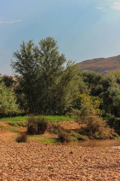 Turistika Vesnici Bzou Azilal Maroko — Stock fotografie