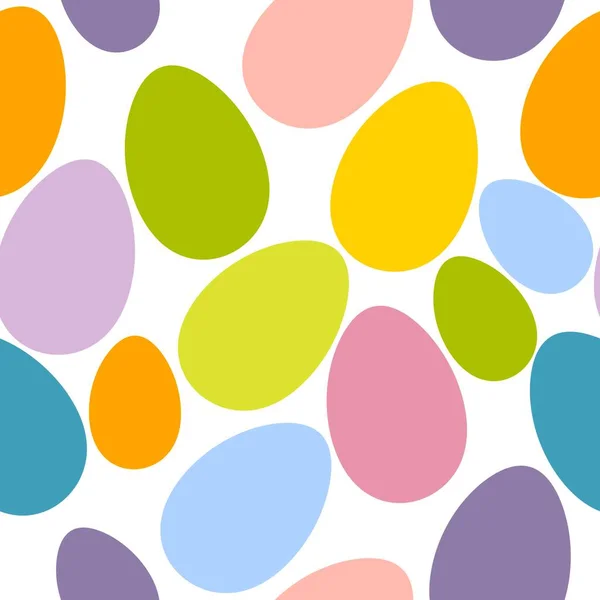 Seamless Easter pattern with eggs — Stock Photo, Image