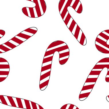 Beyaz arkaplanda kusursuz yeni yıl deseni 