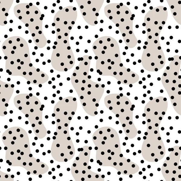 Nahtloses Muster mit Konfetti auf weißem Hintergrund — Stockfoto