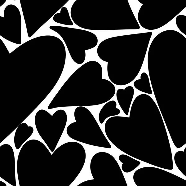 Seamless valentines pattern with hearts for postcard and gifts and cards — Stock Photo, Image