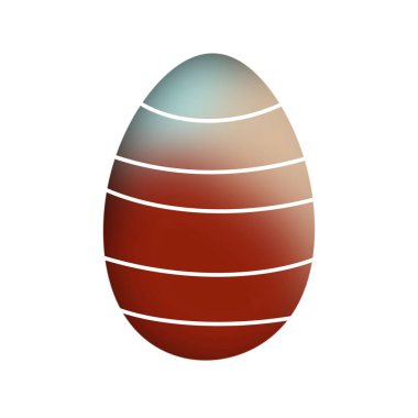 Ambalaj kağıdı için Paskalya karalama gradyanı yumurtası