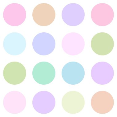 Kumaş ve tekstil için soyut noktalar çemberi oluşturan kusursuz desen 