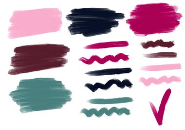 Duvar kağıdı için beyaz arkaplanda işaretleyici çizgileri 