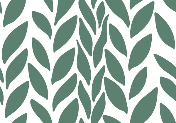 Абстрактный бесшовный рисунок с листьями для тканей, текстиля и упаковки — стоковое фото