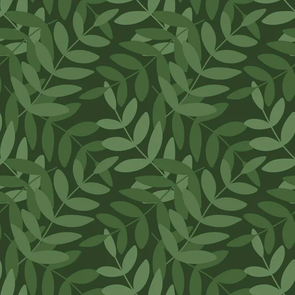 Płynny wzór z liśćmi do tkanin i tekstyliów — Zdjęcie stockowe