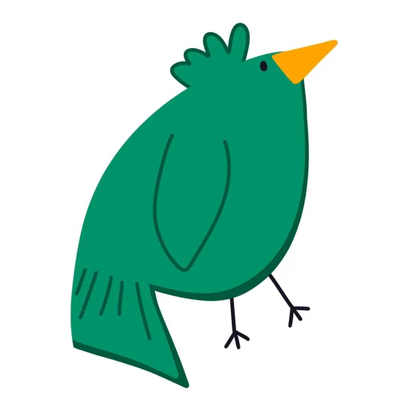 Cartoon-Vogel für Stoffe und Textilien und Verpackungen und Geschenke — Stockfoto