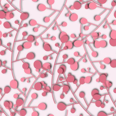 Kumaş ve tekstil yaprakları için kusursuz desen