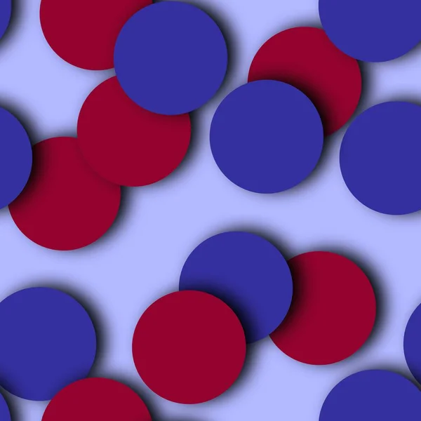 Lingkaran pola mulus confetti untuk kain dan tekstil dan pengemasan — Stok Foto
