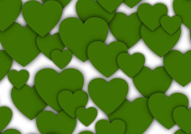 Kartpostallar, hediyeler ve kartpostallar için kalpleri olan kusursuz sevgililer günü desenleri. 