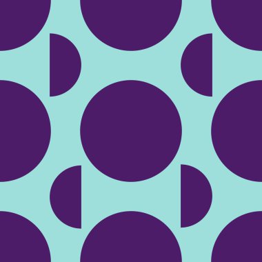 Kumaşlar, tekstil, ambalajlar, hediyeler ve kartlar için yarım daire çizerek geometrik kusursuz desen 