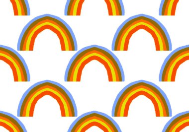 Çocuklar kumaşlar, tekstil, ambalaj ve hediyeler için kusursuz desen 