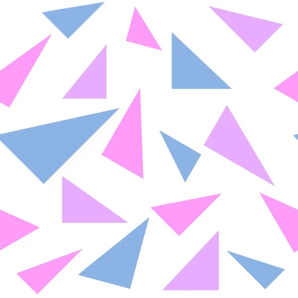 Färgat enkelt sömlöst triangelmönster för tyger och textilier samt förpackningar och presenter — Stockfoto