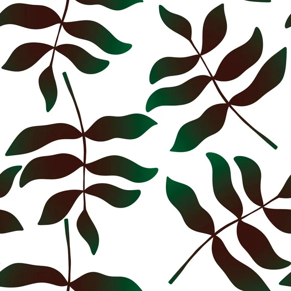Palmen-Gradient niedliche Blätter für Stoffe und Textilien — Stockfoto