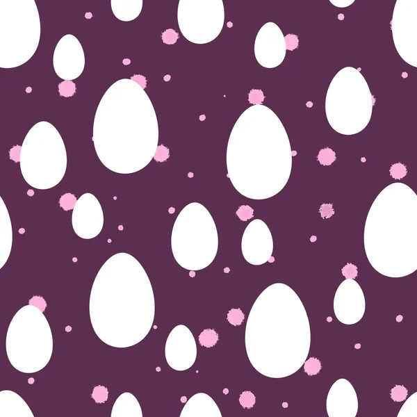 Páscoa sem costura padrão com ovos para papel de parede e tecidos e têxteis e embalagens e presentes — Fotografia de Stock
